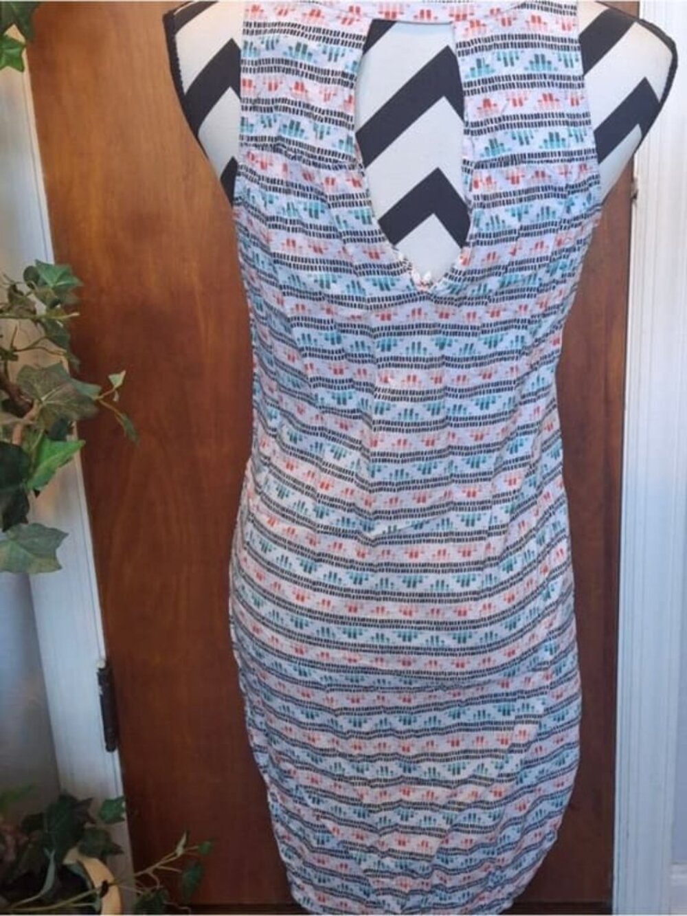 Aztec Print Dress